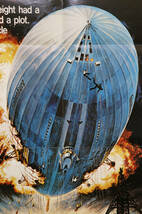 映画ポスター、The Hindenburg; 『ヒンデンバーグ』（'75 米）size 53.6x83.5cm,両面印刷　裏面は映画の解説、監督R・ワイズ_画像4