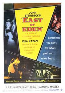 映画ポスター、"EAST OF EDEN"「エデンの東」('56年米) 輸入版　size66.0x95.8、E・カザン監督、J・ディーン、J・ハリス主演
