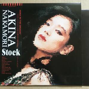 LP★ 中森明菜 / ストック Stock 帯付き 1988年オリジナル盤 ワーナーパイオニア Reprise Records L-12652の画像1
