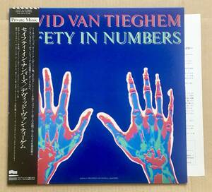 LP★David Van Tieghem / Safety In Numbers 帯付 美盤 坂本龍一参加 エクスペリメンタル アンビエント Private Music PMP-28010 