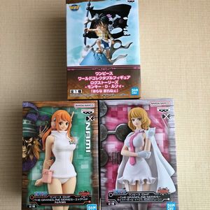 ワンピース DXF THE GRANDLINE SERIES ナミ　ステューシー　ワールドコレクタブルフィギュア　ルフィ