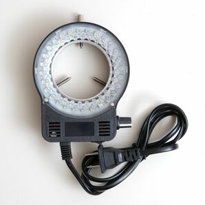 [新品]56 LED リングライト マクロ 顕微鏡用 輝度調整可