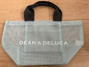 訳あり　DEAN＆DELUCA ディーン＆デルーカ 夏限定 メッシュ トートバッグ ブルー　海 プール お盆 旅行 Sサイズ