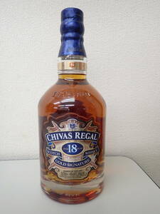 (古酒）-17； シーバス リーガル CHIVAS REGAL 18年 750ml 40% ゴールド シグネチャー GOLD SIGNATURE ★