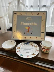 リチャードジノリ　ピノキオ　子供用食器　3点セット　現在廃盤品