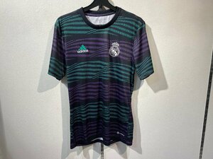 adidas （アディダス） MLL86 HT8799 サッカー プラクティスシャツ レアルマドリード プレマッチ 半袖 ジャージー 23Q1