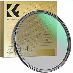 K&F Concept 67mm C-PLフィルター AGC光学ガラス 高透過率 低反射率 24層ナノコーティング サーキュラ