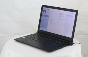 Dynabook PB6DNTB41R7GD1 dynabook B65/DN　Core i5 8250U 1.60GHz 8GB 500GB■現状品