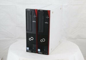 FUJITSU ESPRIMO D587/SX 2台セット まとめ売り　 Core i5 7500 3.40GHz Core i3 7100 3.90GHz■現状品