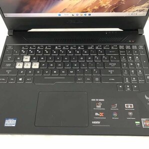 ASUS FX505DT-R7G1650META TUF Gaming Win11 AMD Ryzen 7 3750H with Radeon Vega Mobile Gfx 2.30GHz 16GB 512GB(SSD)■現状品の画像6