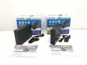 I-O DATA HDJA-UT3.0 外付けHDD 3TB 2個セット■現状品【TB】