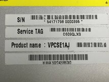 SONY VPCSE1AJ VAIO　Core i7 2640M 2.80GHz 8GB 128GB(SSD)他■現状品_画像5