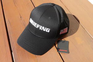  новый товар!!BRIEFING Briefing GOLF Golf BEAMS Beams колпак шляпа чёрный цвет свободный размер с биркой!②