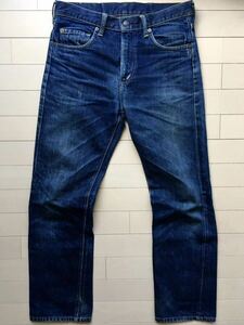 【極上】真紺 BIGE 505 32×30 デッド3.4WASH 60年代 極上鬼ヒゲ デカポケ リーバイス LEVIS オリジナル ビッグE 501XX 506XX 507XX 501 66