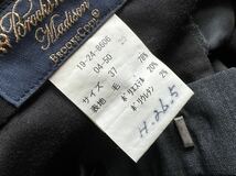 春夏 Brooks Brothers size37 BROOKSCOOL ウールスラックス MADISON マディソン メンズ ブルックスブラザーズ ウールパンツ ツータック美品_画像7