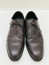 FOOTSTOCK ORIGINALS size81/2 ストレートチップ 靴 革靴 ブラウン 茶 内羽根 フットストックオリジナルズ (KI)_画像1