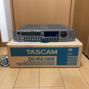 ジャンク品　TASCAM MODEL No. DV-RA1000 SERIAL No. 0230033 ティアック株式会社