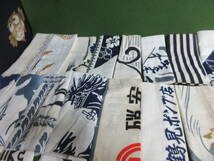 古ーい 木綿手ぬぐい 37枚 同柄含む 関東各種 リメイク、染め物、実用 TENUGUI JAPAN 4_画像3