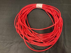 日本製線　Cat 5e UTPケーブル　0.5-4P NSEDT　約27ｍ　レッド　箱無　ケーブルのみ　LANケーブル