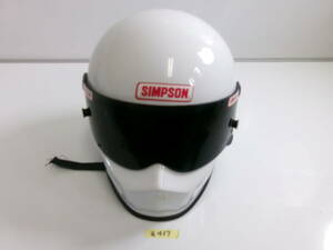 (Z-437)SIMPSON full-face helmet size unknown present condition delivery 