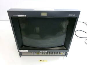 (Z-483)OLYMPUS color video monitor OEV143 electrification verification only present condition delivery 