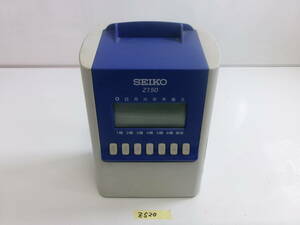 (Z-520)SEIKO time card Z150 operation not yet verification present condition goods 