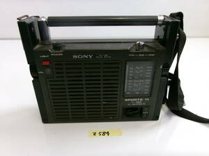 (Z-584)SONY ポータブルラジオ ICF-111 動作未確認 現状品