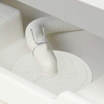 LANMU 排水口カバー 2個入り シリコン 洗濯機 排水口 カバー DIY抗菌 消臭 簡単装着 虫対策 繰り返し使用 自己接着可_画像3