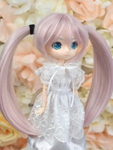 ツインテールウィッグ　SDMサイズ　ピンク　Harmonia bloom　ハルモニア ブルーム 　MSD　未使用　新品　桜ミク_画像3