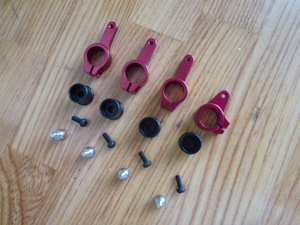 JR PROPO Forza450 metal servo horn 4 piece set unused 