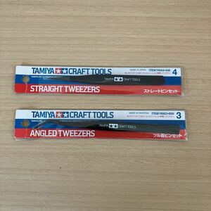  Tamiya craft tool пинцет No.3 74003*No.4 74004