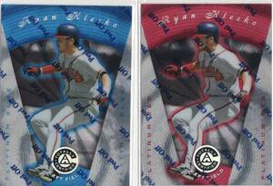 MLB1997 Pinnacle Totally Certified Platinum　Blue &Red 2種セット #14 RYAN KLESKO ライアン・クレスコ 新品ミント状態品