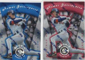 MLB1997 Pinnacle Totally Certified Platinum　Blue &Red 2種セット　#114 NOMAR GARCIAPARRA ノマー・ガルシアパーラ