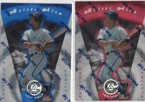 MLB1997 Pinnacle Totally Certified Platinum　Blue &Red 2種セット #71 MOISES ALOU モイゼス・アルー　 新品ミント状態品