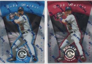 MLB1997 Pinnacle Totally Certified Platinum　Blue &Red 2種セット #115 TODD WALKER トッド・ウォーカー　 新品ミント状態品