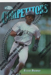 MLB 1997 FINEST SILVER REFRACTOR ELLIS BURKS　　新品ミント状態品