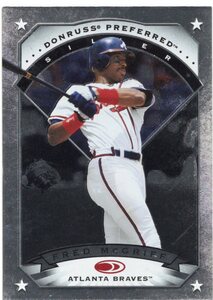 MLB 1997 Donruss Preferred #78 FRED McGRIFF フレッド・マグリフ　SILVER　 新品ミント状態品