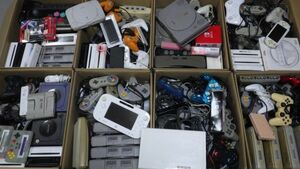 1 jpy start * game machine body controller accessory etc. together set / Medama / large amount / resale /0428GHHA8