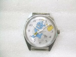 昭和レトロ70sセイコーディズニータイムトムとジェリー手巻腕時計動品　Z976