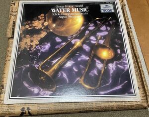 レコード　バーゼル・スコラ・カントールム合団指揮：アウグスト・ヴェンツィンガー　WATER MUSIC