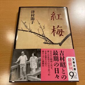 【絶版・美品】 紅梅 津村節子 文春文庫 【匿名配送】 第59回菊池寛賞受賞作 【匿名配送】