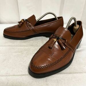  мир 310* VENEZIANO кожа кисточка Loafer лоскутное шитье 25 EEE Brown мужской обувь 