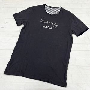 1434◎ 三陽商会 BURBERRY BLACK LABEL バーバリー ブラックレーベル tシャツ カットソー 半袖 ダークグレー メンズ3