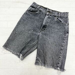 1439◎ Levi's リーバイス 550 裏ボタン 581 オレンジダブ パンツ ボトムス ズボン デニム ジーンズ ジーパン ショート グレー メンズ27