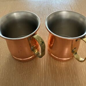 COPPER100 home ware 銅製　ビアマグカップ2個セット