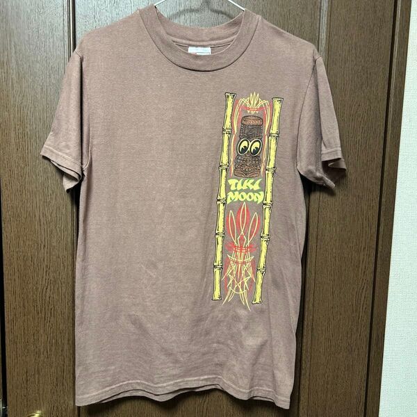 (90年代もの)MOONEYES TIKI MOON Tシャツ サイズ S 古着 ヴィンテージ ビンテージ プリント Tシャツ