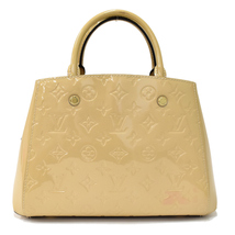 1円 ◎極美品 LOUIS VUITTON ルイヴィトン 2wayバッグ ショルダー モンテーニュBB M50173 ヴェルニ デューン◎S☆.Coll.zE-68_画像3