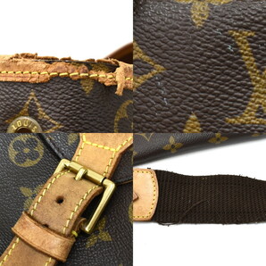 1円 ◎良品 LOUIS VUITTON ルイヴィトン バックパック モンスリGM M51135 モノグラム キャンバス ブラウン◎E.Cie.zE-09の画像9