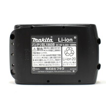 1円 ▼未使用品 makita マキタ リチウムイオンバッテリー BL1860B 18V 6.0Ah▼E.Bgi.s1-09_画像6