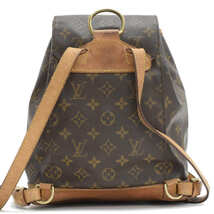 1円 ◎定価14万 美品 LOUIS VUITTON ルイヴィトン バックパック モンスリMM M51136 モノグラム ブラウン◎E.Cil.tI-16_画像3